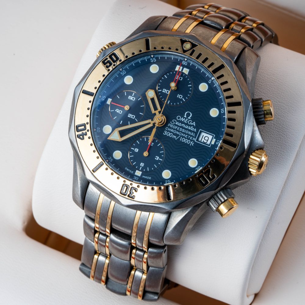 Omega Seamaster Titanium Gold Chronograph