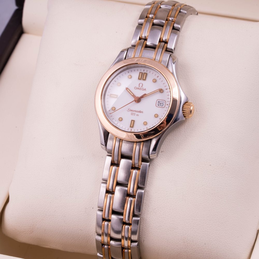 Omega Seamaster 120m 18k Gold Lady