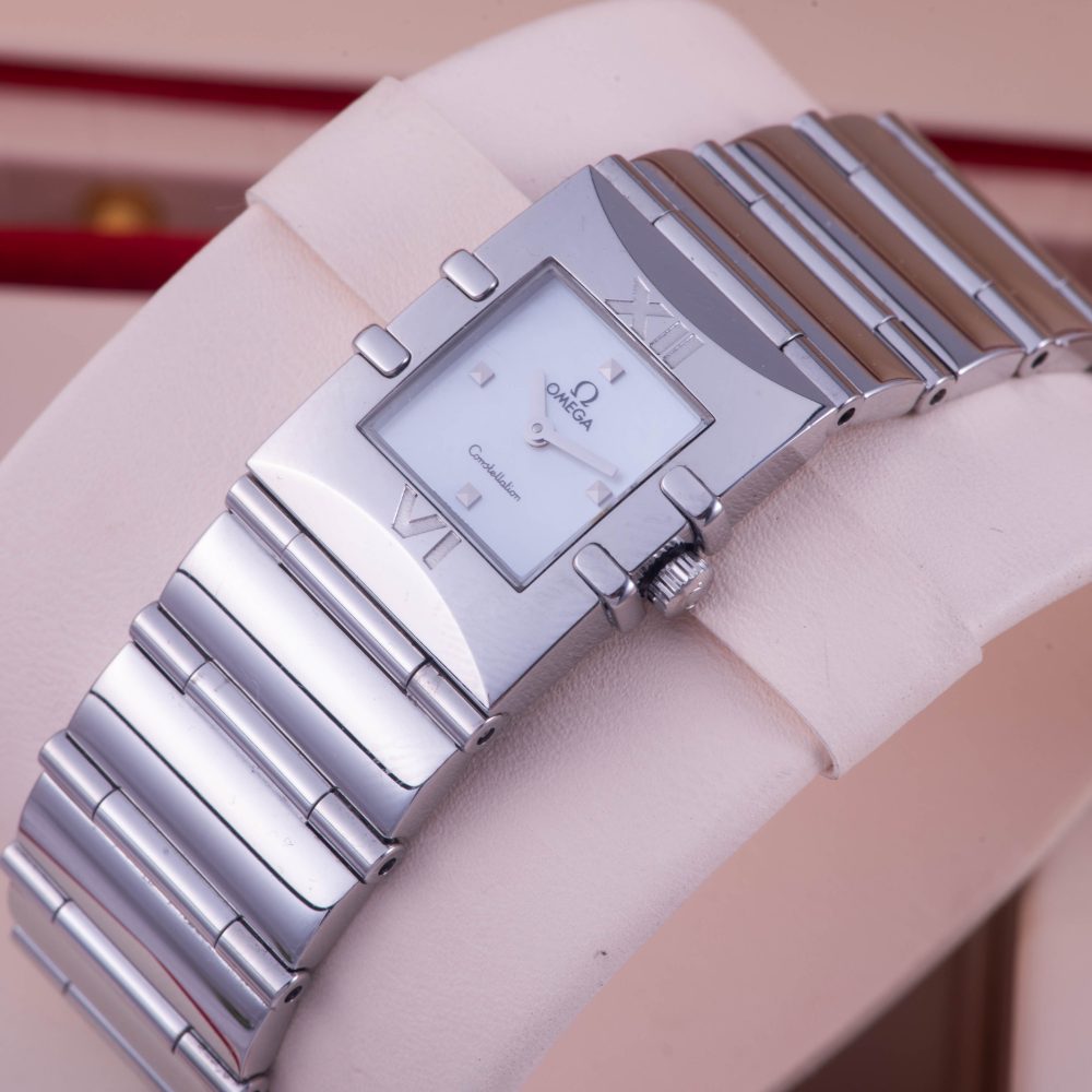Omega Constellation Quadra White