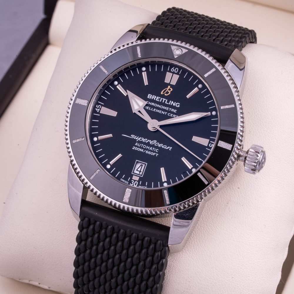 Breitling Super Ocean Heritage II Black 46 rubber