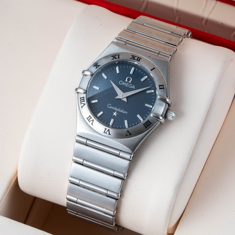Omega Constellation Dark Blue